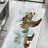 Exquisite Floral Design Non-Woven Soft Type Printed Rug Ideal for Home Decoration and Comfort-126124466