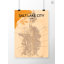 Salt Lake City Map 1 Piece Wall Art-1400433157