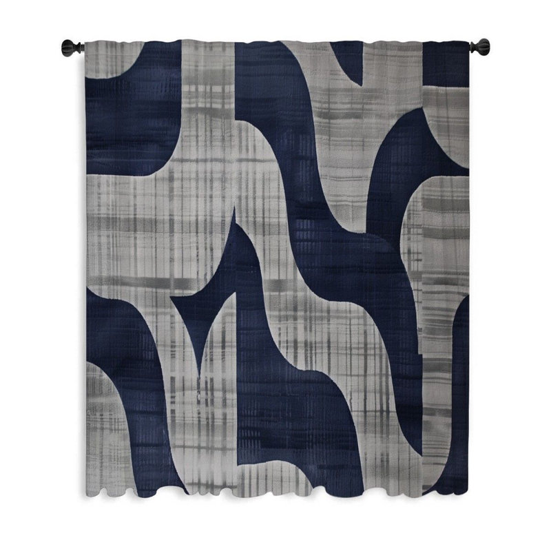Rideau transparent en polyester Hemal, L 50 po x L 96 po