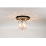 Navarre 3 Light Flush In Grey And Black