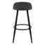 Ackeron Upholstered Counter Stool with Metal Frame-339416064