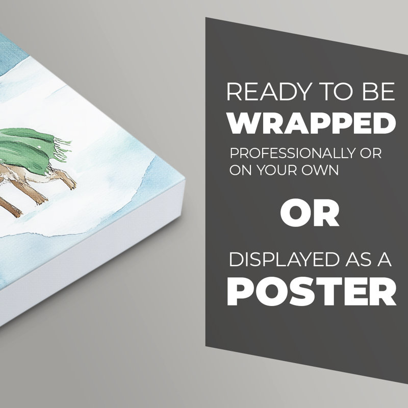 Christmas Holiday Art DCCLXIV - Impression sur toile seulement - NON-CADRE