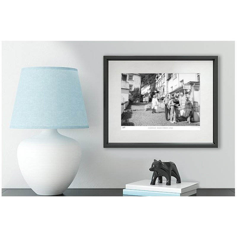 Clovelly, High Street C1965 - Single Picture Frame Print, 60cm H x 80cm W x 2.3cm D