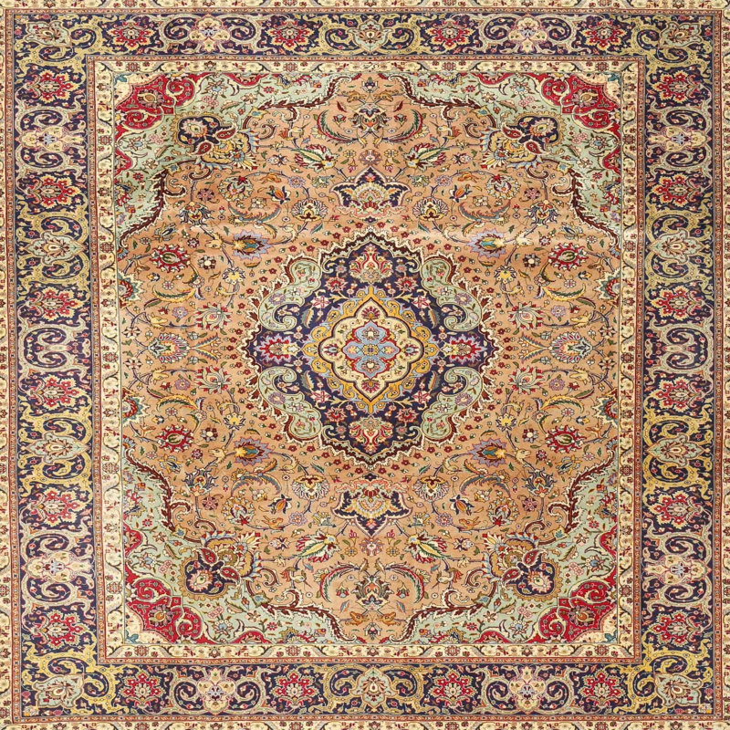 Oriental Indoor Rug, Square 4'