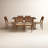 Corrine Solid Wood Top Four Leg Dining Set-822259841-822259870