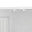 Armoire de rangement murale moderne minimaliste avec portes en verre trempé cannelé, tablettes amovibles et porte-serviettes, armoire de rangement flottante pour salle de bain-1219547655-1219547651