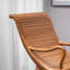 Chaise berçante en bois massif