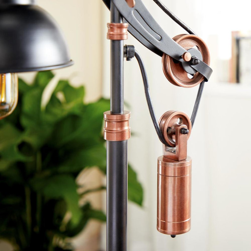 Lampe de bureau noire 24,2 po Simentale