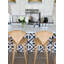 Ensemble de 2 tabourets de comptoir Norman