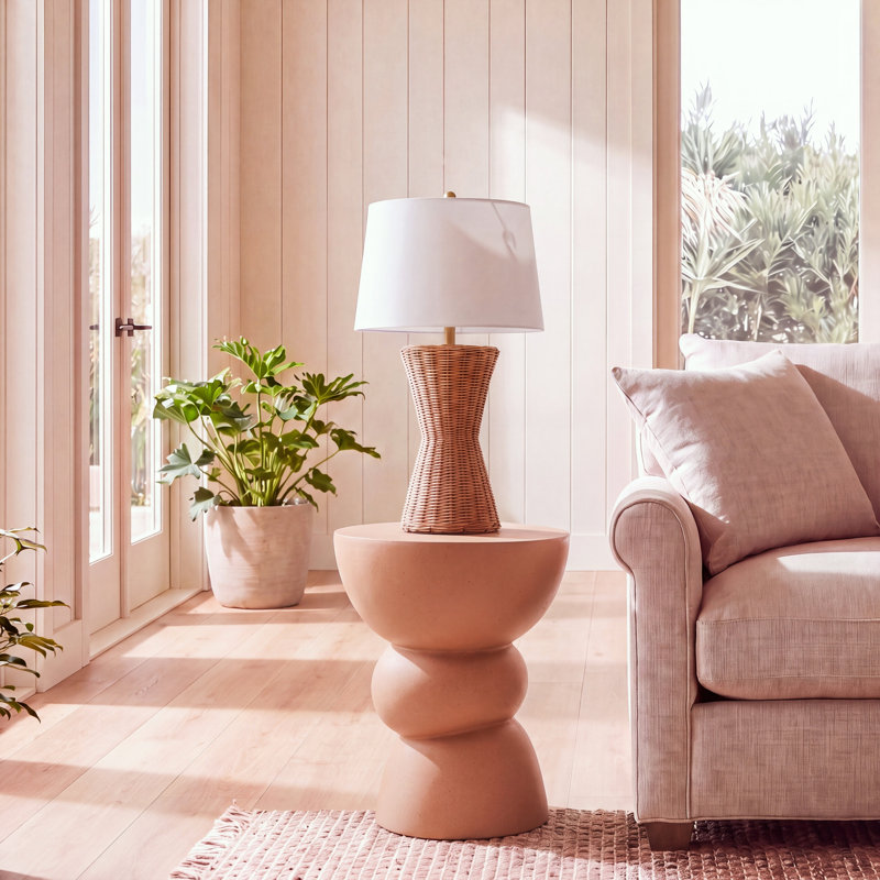 Table d'appoint Erwin, Terre cuite