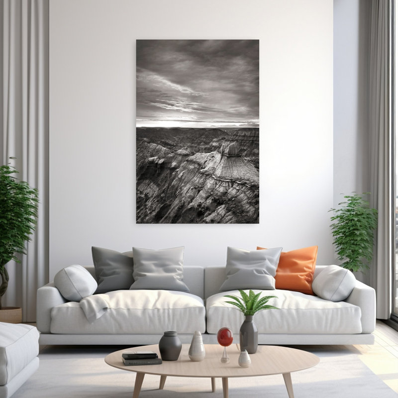 Makoshika Badlands 1 Piece Wrapped Canvas Wall Art, 152.4 cm H x 101.6 cm W