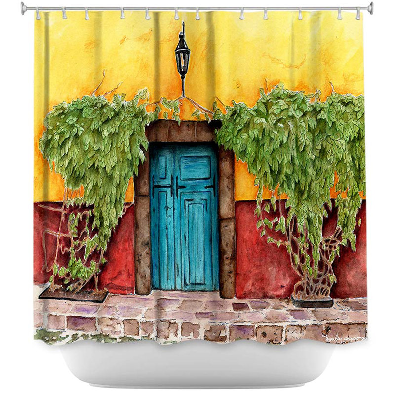 Rideau de douche simple porte
