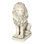 Statue de lion sentinelle faisant face à la gauche Mansfield Manor