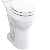 Rockton Dual Flush Elongated Toilet Bowl Only