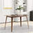 Dining Table Solid Wood Legs, Walnut