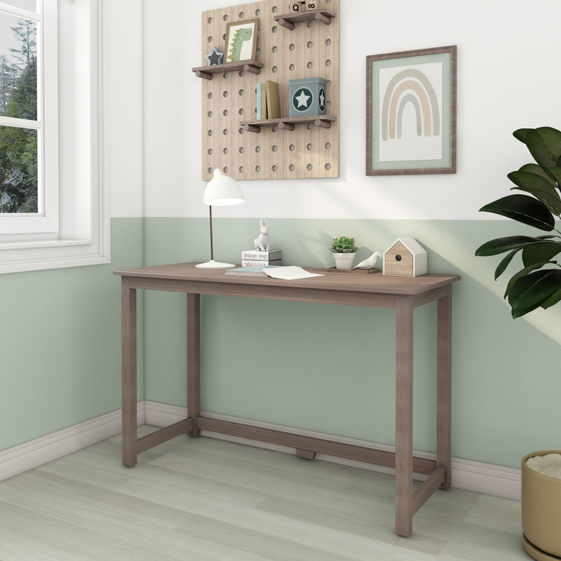 Essays Large Writing Desk, Clay, 29.75"H x 47.25"W x 19.75"D