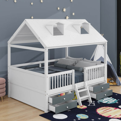 Wood Bed House Bed