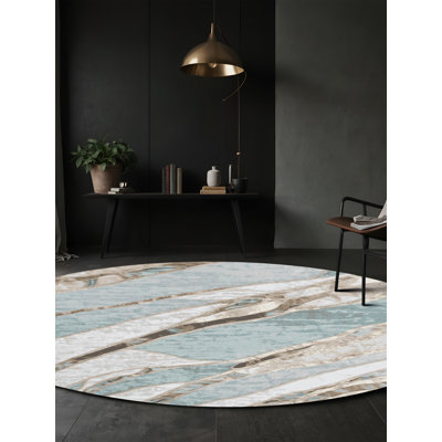 Tapis brun lavable à la machine