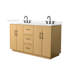 Elan TK 60" Freestanding Double Bathroom Vanity with Quartz Top-80008720-80008726-80008727