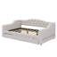 Full XL Daybed Boasting Integrated LED Lighting And A Pull-Out Trundle-1828462626