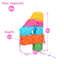 Fax Potato - Pinata Set with Stick & Blindfold - 40th Birthday / Anniversary - Rainbow