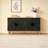 Tollie Buffet Sideboard Cabinet with Adjustable Laminates, Accent Cabinet with Spliced Doors Combined , TV Stand with Storage Cabinet-243133491-236093040
