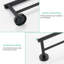 Double barre à serviettes en acier inoxydable brossé, porte-serviettes mural pour salle de bain-106917092-106917100