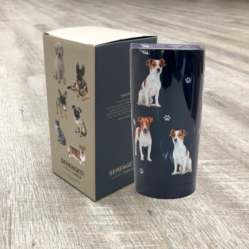 16 oz Stainless Steel Vacuum Insulated Travel Tumbler with 3D Design