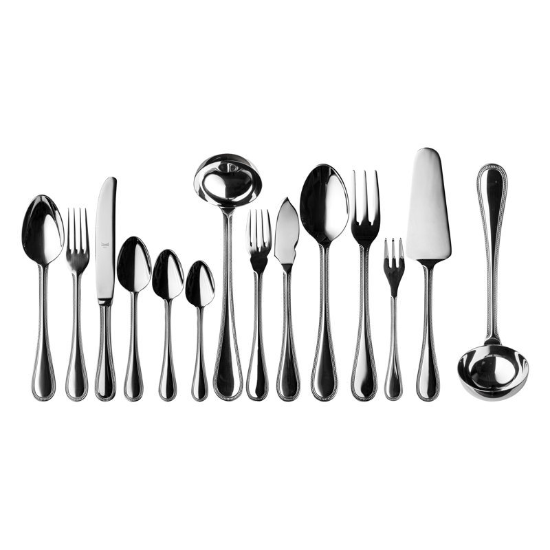 Perla Flatware Set (Configuration S) - 113 Pieces - Stainless Steel
