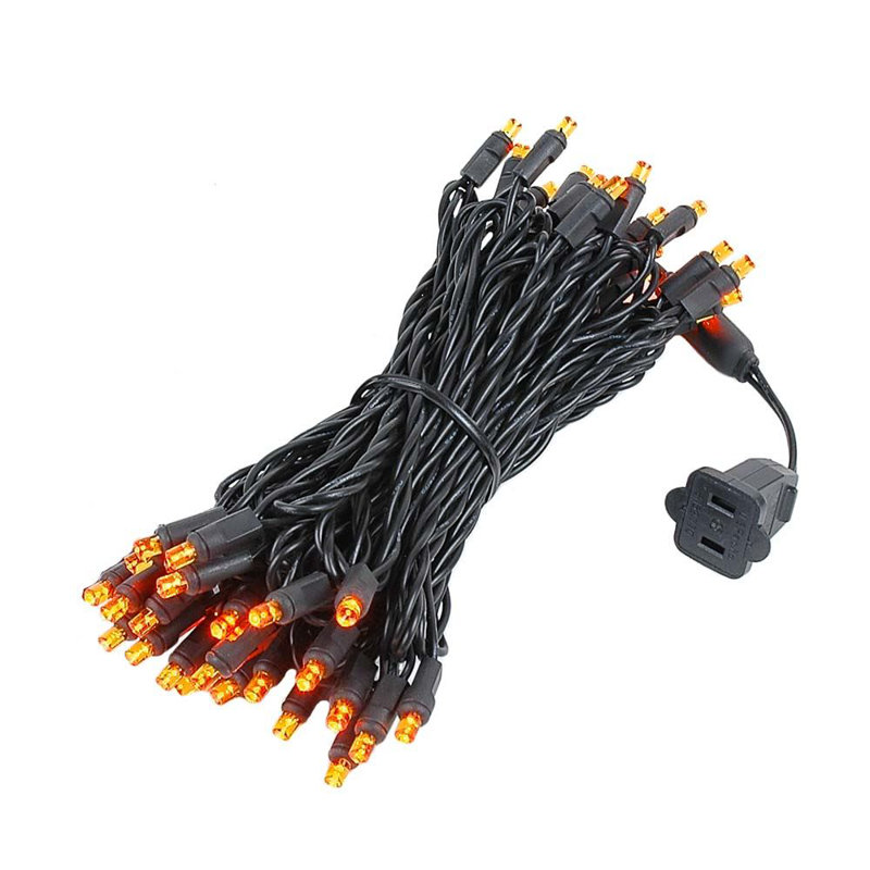 Guirlande lumineuse 50 lumières, Ambre