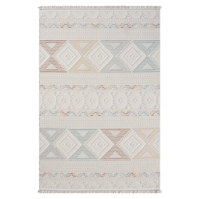 Leteisha Geometric Indoor Rug, Runner 5'3" x 16'5"