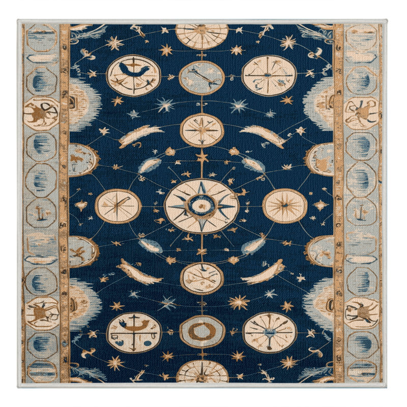  Tapis côtier lavable Zodiac Plus, Carré 7 pi