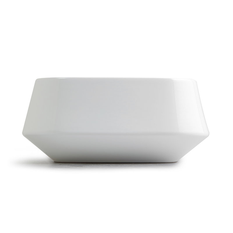 Mood 16.5'' L Bathroom Sink, Glossy White