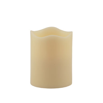 Ivory Flameless Pillar Candle