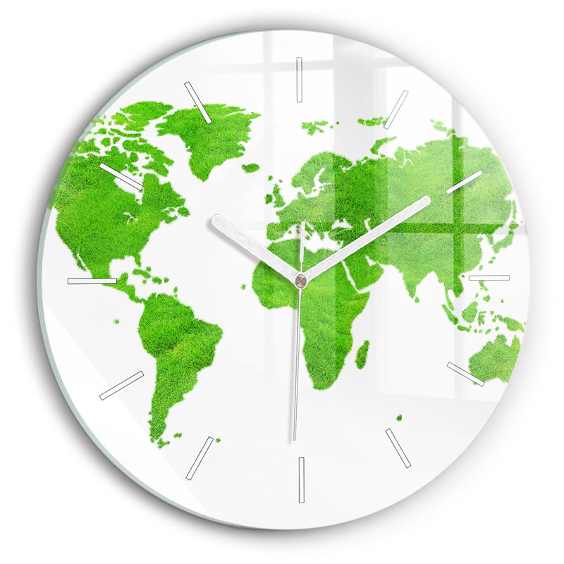 Glass Wall Clock