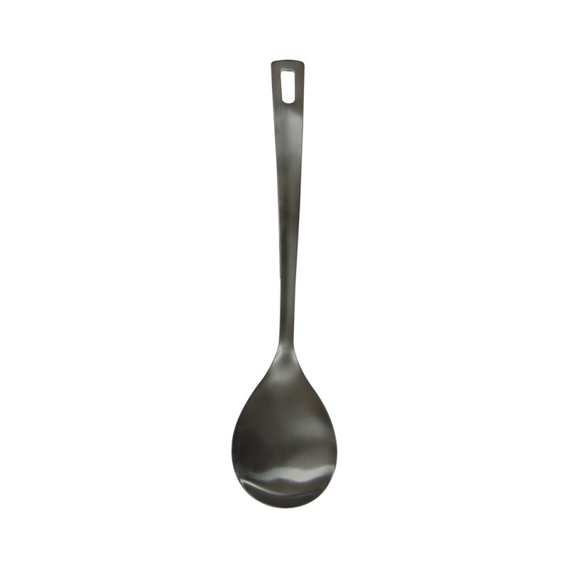 Solid Spoon | 1.8mm Stainless Steel Solid Spoon| Black Nickel Finish