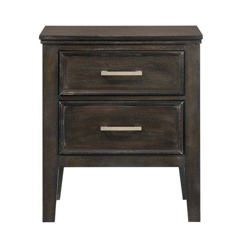 Jonnathan Wood Nightstand (Set Of 2), Brown