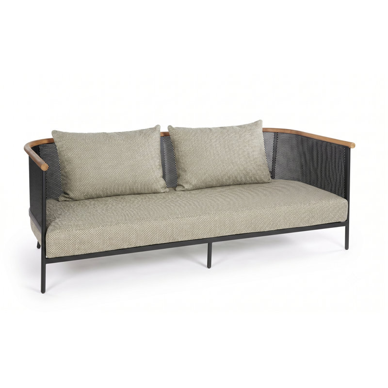 Riad Sofa, Anthracite, Panamone Green