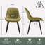 Chaise d'appoint rembourrée en similicuir Chardee-563054729