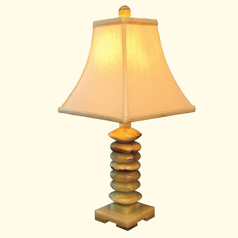 Chartreuse Marble Lamp