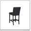 Ensemble de salle à manger à hauteur de comptoir 5 pièces avec table carrée en faux marbre et chaises en similicuir, parfait pour les salles à manger modernes et élégantes