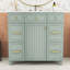 Ensemble de meuble-lavabo simple autoportant avec lavabo en résine Patnaude Modern-2044026634