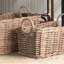 Nelda Handmade Seagrass Basket With Handles - Set of 2