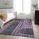 Premium Machine Washable Cerrito AMF532 Purple Rug