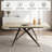 Kettner Modern Kitchen Dining Table, Extendable Rectangular Kitchen Table-132366096