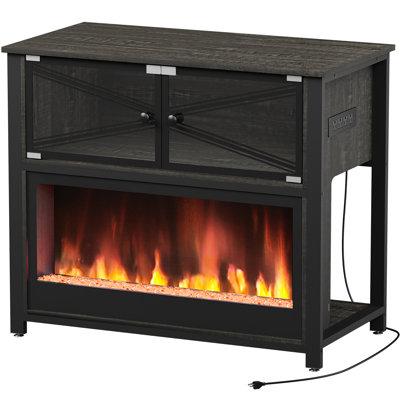 40-50 gallons Wilton avec lumière à DEL et cadre en métal - NO HEAT, support pour aquarium avec portes en verre, armoire de rangement de conception moderne pour 700 lb, blanc