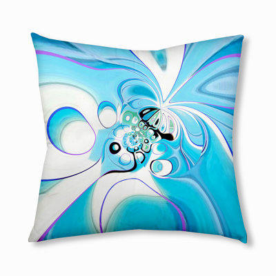 Abstract Reversible Throw Pillow