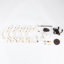 Luminaire suspendu géométrique 5 lumières Tinnin-89164482