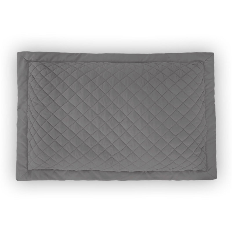 Lux Microfiber / Microsuede Sham Set, Standard, Graphite
