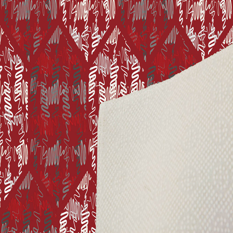 Soft Hall Carpet 2.6 x 4.9 Feet | 100% Polyester, 0.04 in Pile Height | Antibacterial, Non-Slip Underside | Woven with 3D Digital Printing | Machine Washable | Durable & Stylish for Entryways & Living Rooms